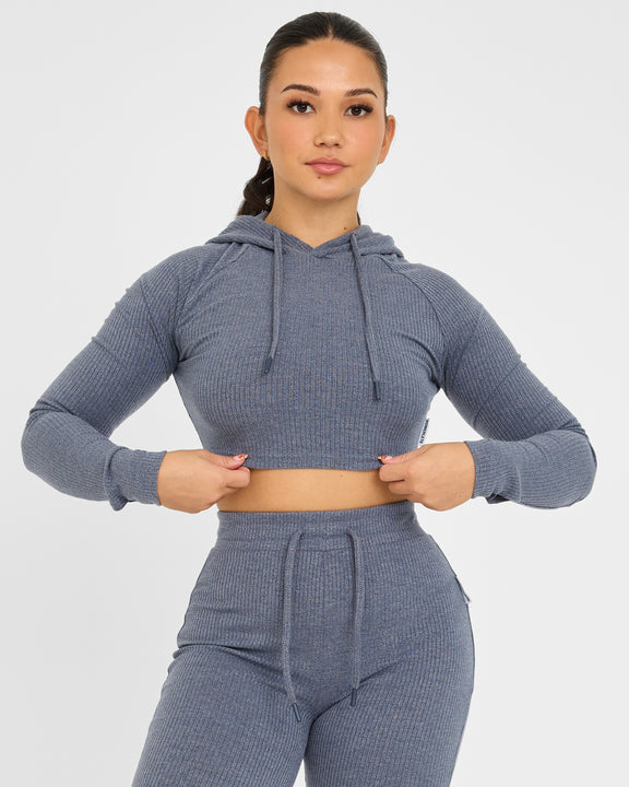 Sudadera con capucha Lounge Cropped