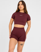 Evolve Crop Top SS senza cuciture