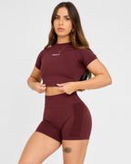 Evolve Crop Top SS senza cuciture