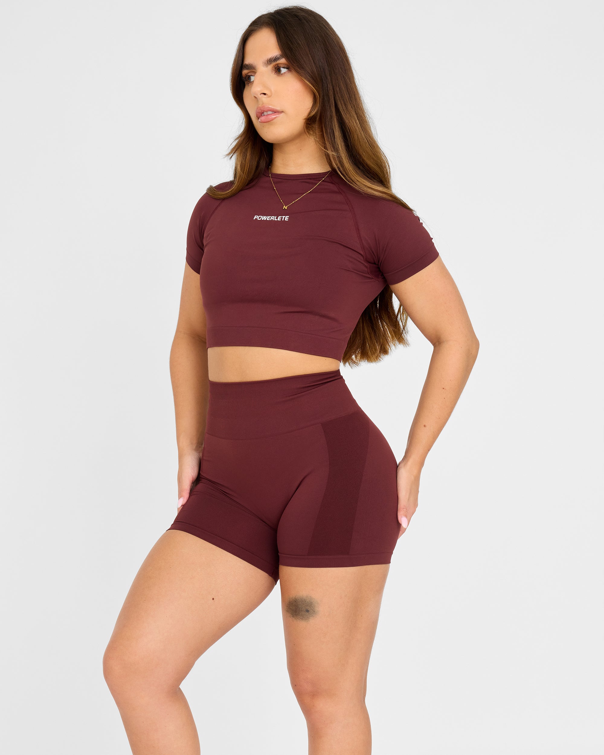 Evolve Crop Top SS senza cuciture