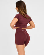 Evolve Crop Top SS senza cuciture