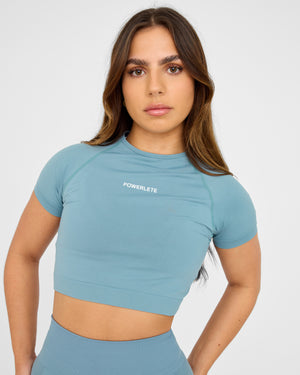 Evolve Sömlös SS Crop Top