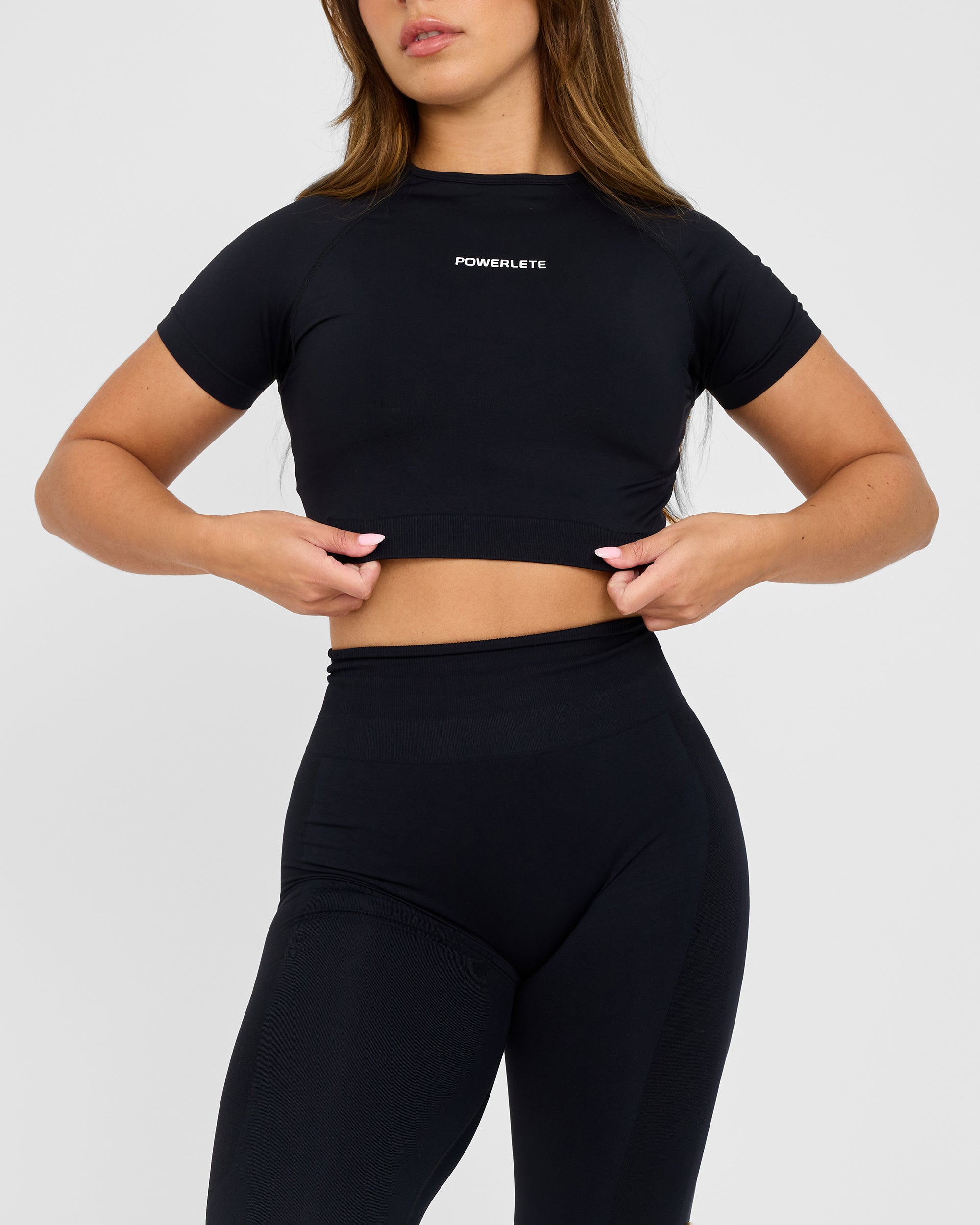 Evolve Sömlös SS Crop Top